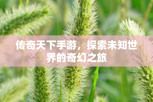 探索未知世界的奇幻之旅图片