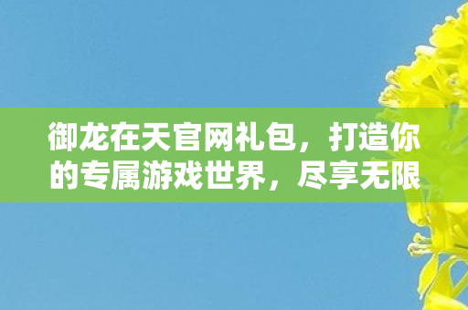 打造你的专属游戏世界图片