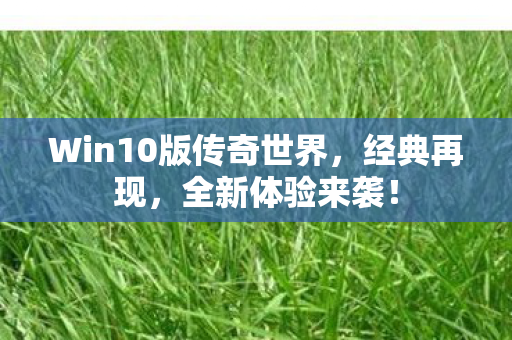 Win10版传奇世界图片