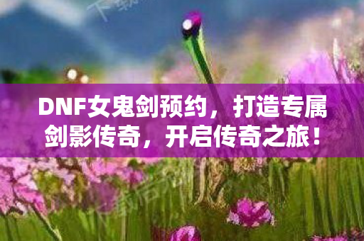 DNF女鬼剑预约图片