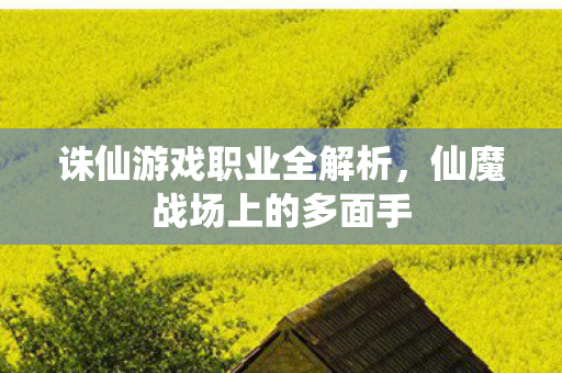 诛仙游戏职业全解析图片