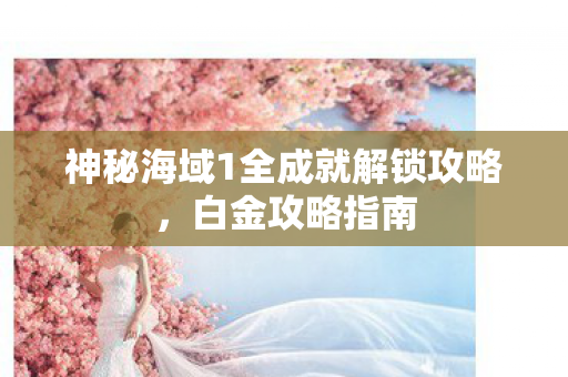 神秘海域1全成就解锁攻略图片