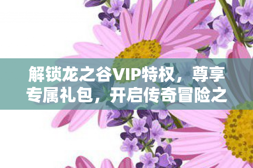 开启龙之谷传奇冒险之旅图片