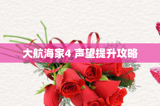 大航海家4 声望提升攻略图片