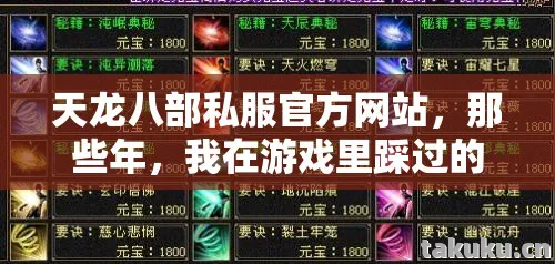 天龙八部私服官方网站,那些年,我在游戏里踩过的坑与摸出的野路子天龙私服 天龙八部私服官方网站,那些年,我在游戏里踩过的坑与摸出的野路子天龙私服