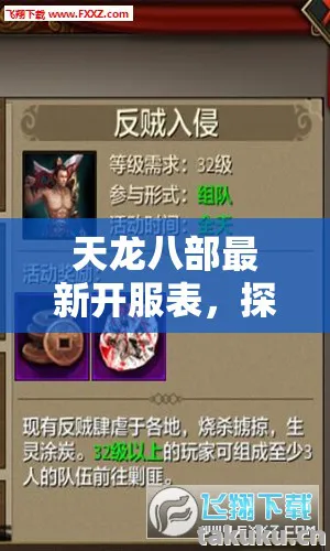 解锁多样玩法与角色魅力天龙八部私服图片