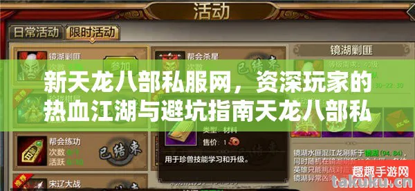 资深玩家的热血江湖与避坑指南天龙八部私服图片