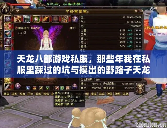那些年我在私服里踩过的坑与摸出的野路子天龙八部私服图片