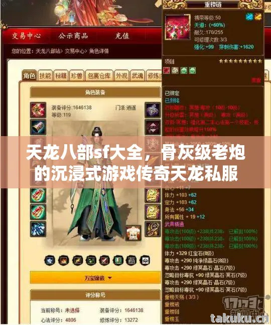 天龙八部sf大全，骨灰级老炮的沉浸式游戏传奇天龙私服