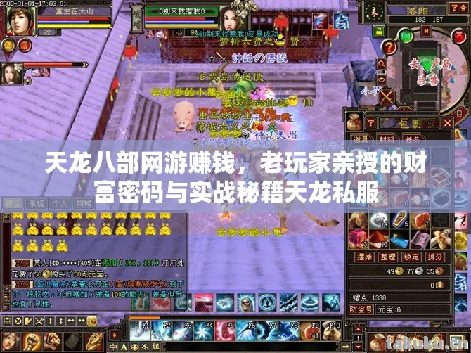 老玩家亲授的财富密码与实战秘籍天龙私服图片