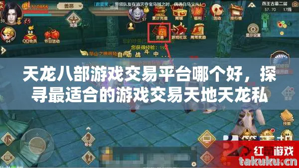 探寻最适合的游戏交易天地天龙私服图片