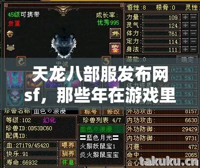 天龙八部服发布网sf,那些年在游戏里踩过的坑与摸出的野路子天龙八部私服 天龙八部服发布网sf,那些年在游戏里踩过的坑与摸出的野路子天龙八部私服