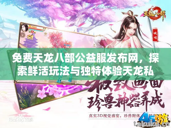 探索鲜活玩法与独特体验天龙私服图片