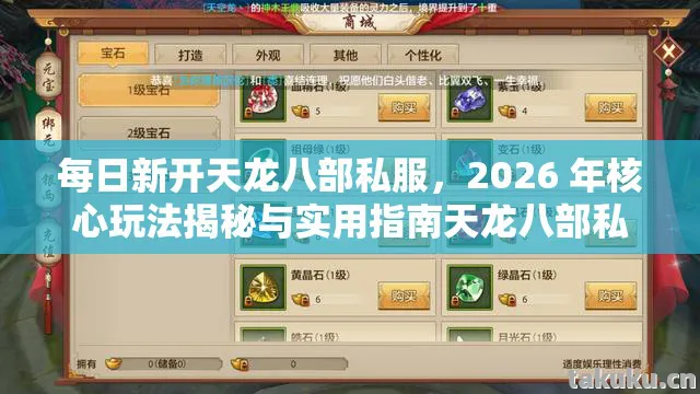 2026 年核心玩法揭秘与实用指南天龙八部私服图片
