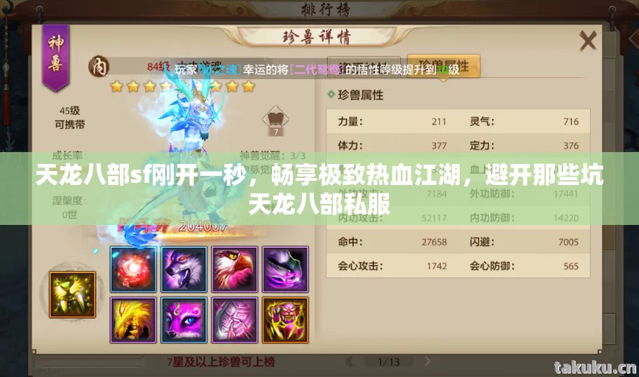 避开那些坑天龙八部私服图片
