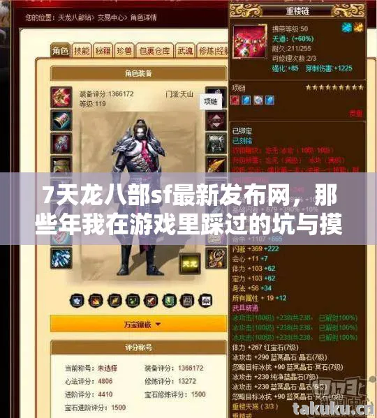那些年我在游戏里踩过的坑与摸出的野路子天龙私服图片