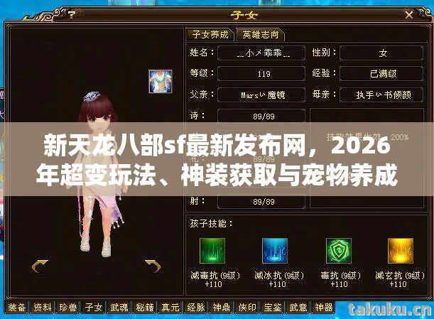 神装获取与宠物养成实用指南天龙私服图片