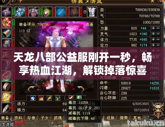 天龙八部公益服刚开一秒图片