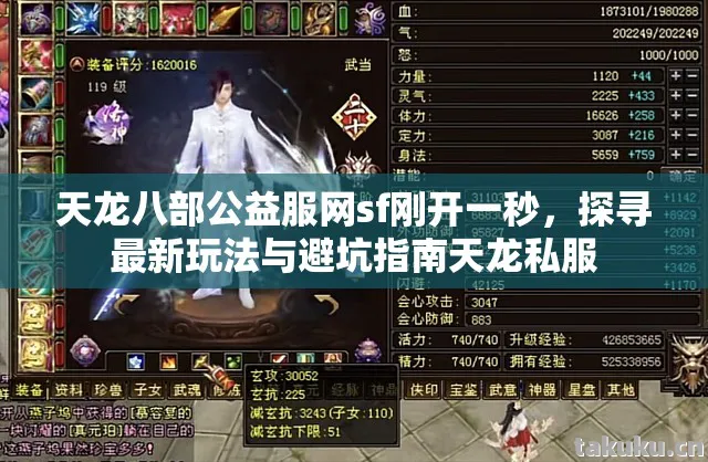 天龙八部公益服网sf刚开一秒，探寻最新玩法与避坑指南天龙私服