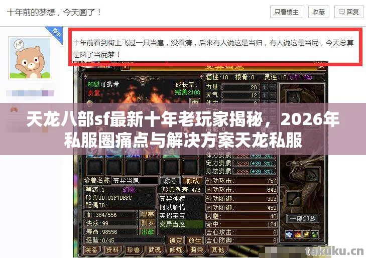 2026年私服圈痛点与解决方案天龙私服图片
