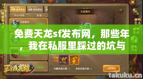 我在私服里踩过的坑与摸出的野路子天龙八部私服图片