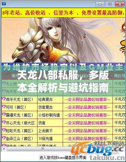 多版本全解析与避坑指南天龙私服图片