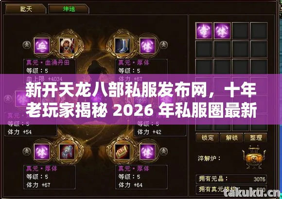十年老玩家揭秘 2026 年私服圈最新玩法与避坑指南天龙八部私服图片