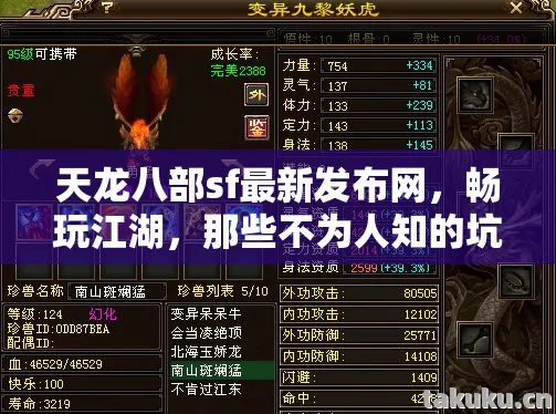 那些不为人知的坑与爽天龙八部私服图片