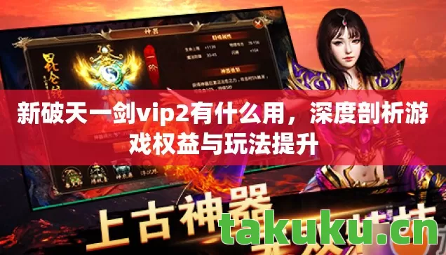 新破天一剑vip2有什么用图片