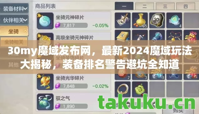 30my魔域发布网,最新2024魔域玩法大揭秘,装备排名警告避坑全知道 30my魔域发布网,最新2024魔域玩法大揭秘,装备排名警告避坑全知道
