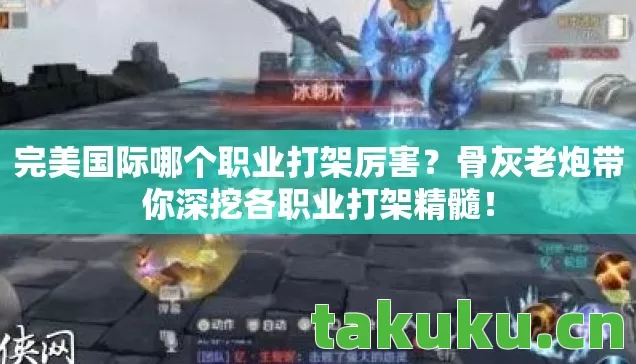 骨灰老炮带你深挖各职业打架精髓图片