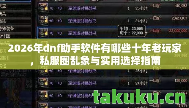 2026年dnf助手软件有哪些十年老玩家图片