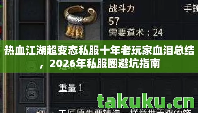 热血江湖超变态私服十年老玩家血泪总结图片