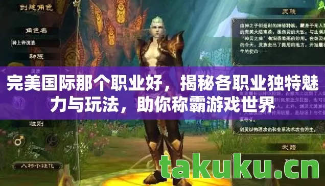 揭秘各职业独特魅力与玩法图片