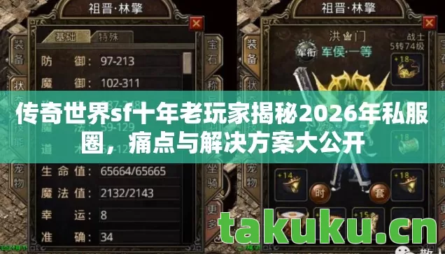 传奇世界sf十年老玩家揭秘2026年私服圈，痛点与解决方案大公开