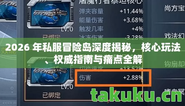 2026 年私服冒险岛深度揭秘图片