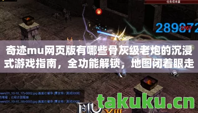 奇迹mu网页版有哪些骨灰级老炮的沉浸式游戏指南图片
