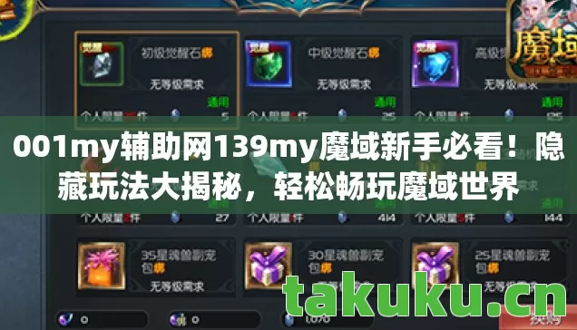 001my辅助网139my魔域新手必看图片