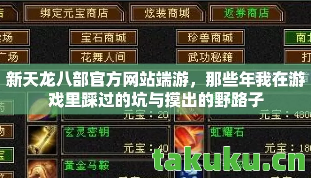 那些年我在游戏里踩过的坑与摸出的野路子图片