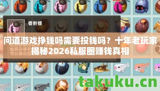 十年老玩家揭秘2026私服圈赚钱真相图片