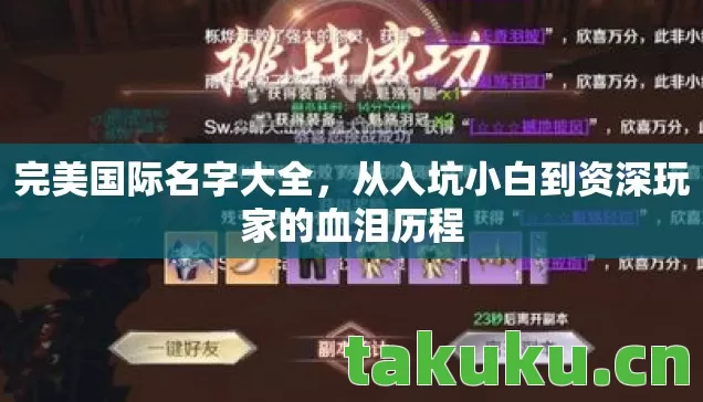 从入坑小白到资深玩家的血泪历程图片