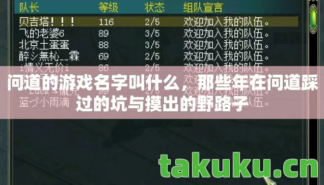 那些年在问道踩过的坑与摸出的野路子图片