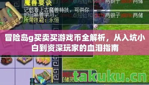 从入坑小白到资深玩家的血泪指南图片