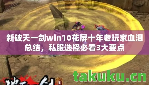 新破天一剑win10花屏十年老玩家血泪总结图片