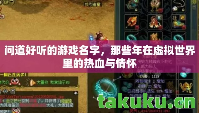 那些年在虚拟世界里的热血与情怀图片