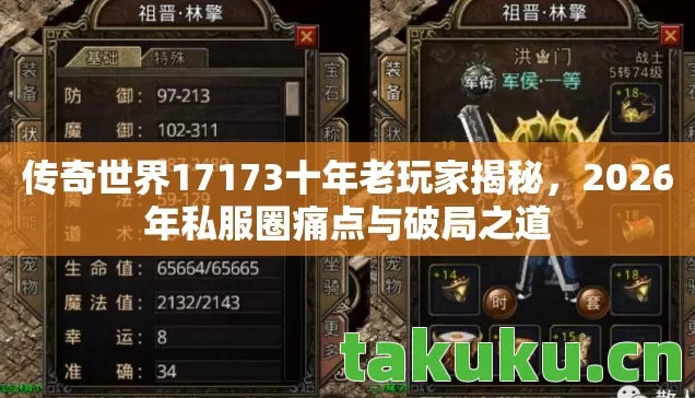传奇世界17173十年老玩家揭秘图片