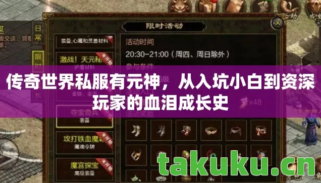 从入坑小白到资深玩家的血泪成长史图片