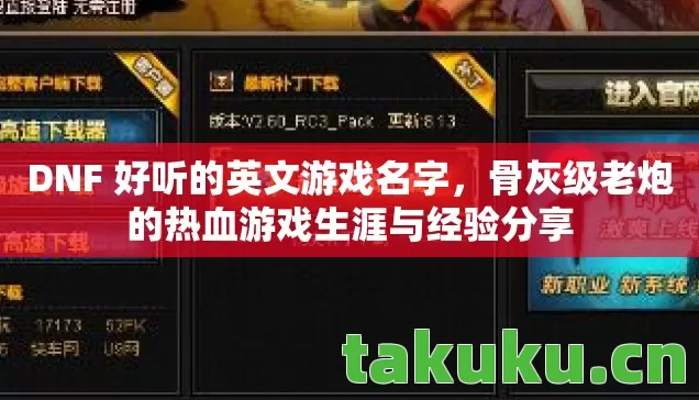 骨灰级老炮的热血游戏生涯与经验分享图片