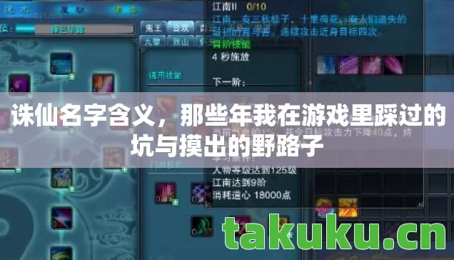 那些年我在游戏里踩过的坑与摸出的野路子图片