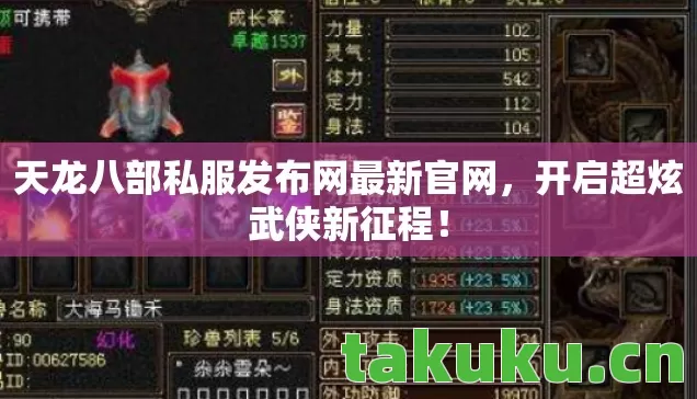 天龙八部私服发布网最新官网图片